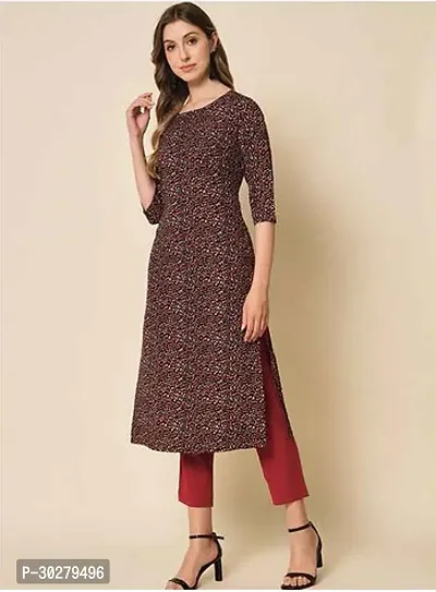 Trendy Women Crepe Kurta Bottom Set