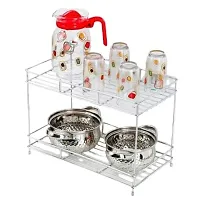 Stainless Steel 2 Layer Kitchen Spice Rack Pack of 1-thumb1