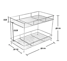 Steel Rustproof Kitchen Counter Space Saver Shelf-thumb1