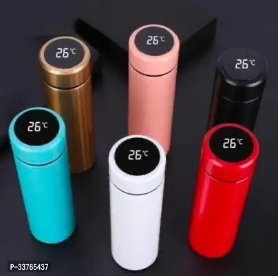 Smart LED Display Temperature Bottle Vacuum Flask Stainless Steel-thumb0