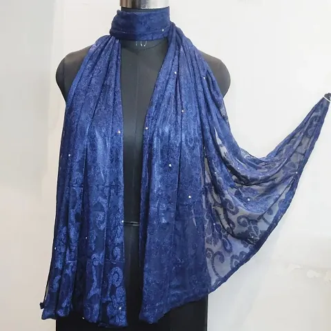 Stylish Lycra Self Pattern Dupatta for Women