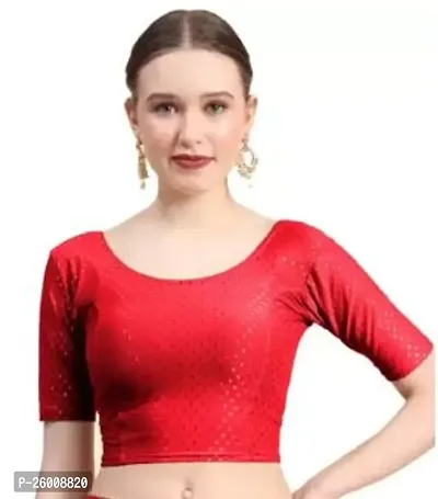 Women Round Neck  Blouse-thumb0