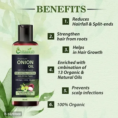 Herbal Red Onion Oil For Hair Growth Anti Hair Fall Hair Oilnbsp;nbsp;(50 ml)-thumb2