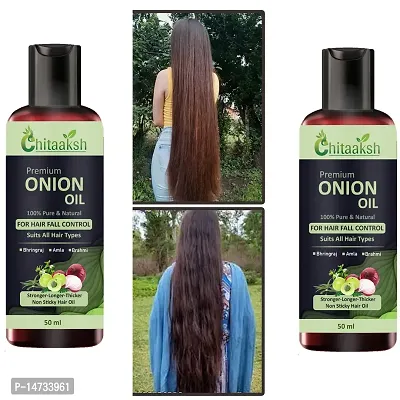 Onion Black Seed Hair Oil for Hair Regrowth  Hair Fall Control Hair Oil 50ml. PACK OF 2-thumb0