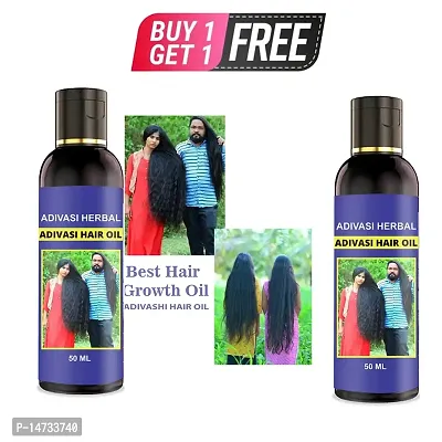 Adivasi Neelambari Ayurvedic Herbal Hair Growth (50 ml) Hair Oil  (50 ml) BUY 1 GET 1 FREE-thumb0