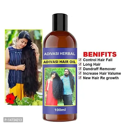 ADIVASI AYURVEDIC PRODUCTS Sri Adivasi maharishi Hair Oil  (100 ml)-thumb0