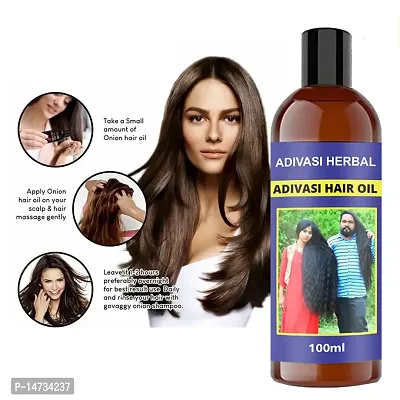 adivasi neelambari Kasturi Herbal Hair Oil for Hair Regrowth and Hair Fall Control Hair Oil  (100 ml)-thumb0