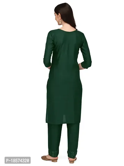 Stylish Fancy Rayon Kurta With Bottom Wear Set For Women-thumb2