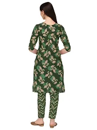 Stylish Fancy Cotton Kurta With Bottom Wear Set For Women-thumb2