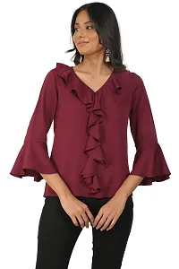 SEWARTS Women's v-Neck Tops for Casual Office-thumb1