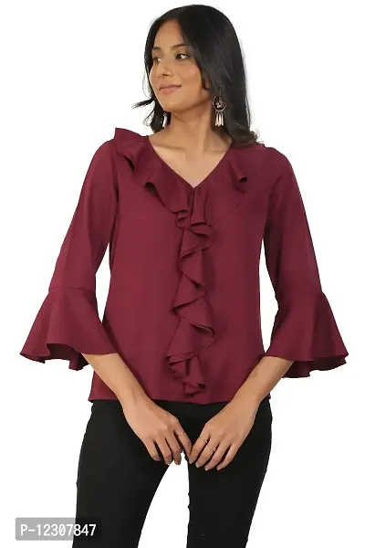SEWARTS Women's v-Neck Tops for Casual Office-thumb2