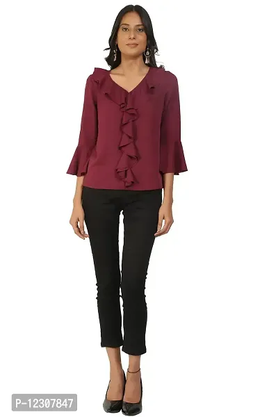 SEWARTS Women's v-Neck Tops for Casual Office-thumb4