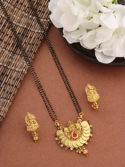 Beautiful Golden Alloy Mangalsutra Sets for Women