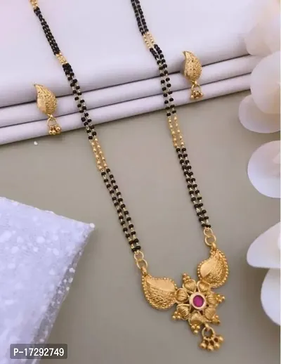 Stylish Golden Alloy Embellished Jewellery Set For Women-thumb0