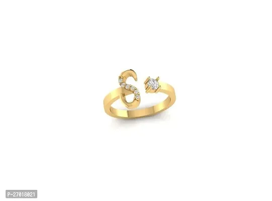 Beautiful Micro Gold Plated American Diamond Beautiful Love Heart Shape Daily wear Yellow Ring And Manglsutra Combo for Women and Girls(PACK OF 2)-thumb3