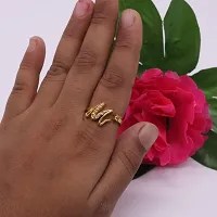 Beautiful Micro Gold Plated American Diamond Beautiful Love Heart Shape Daily wear Yellow Ring And Manglsutra Combo for Women and Girls(PACK OF 2)-thumb2