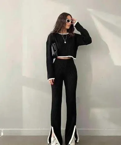 Color-Block Co-Ord set For Women