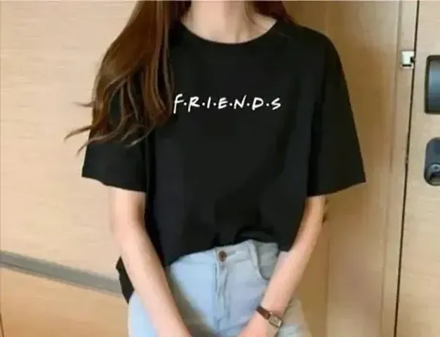 Elegant Round Neck T-Shirts For Women