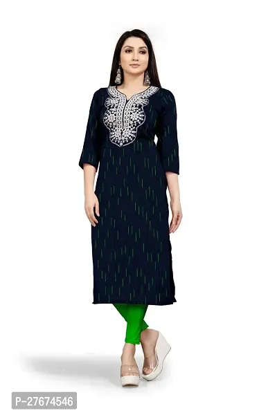 Elegant White Chanderi Cotton Kurta For Women-thumb0