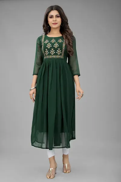 Stylish Georgette Stitched Kurta For Women