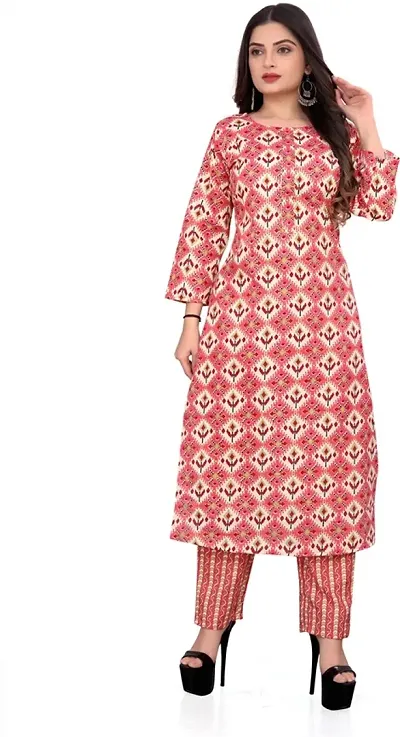 Trendy Blend Kurta Bottom Set For Women