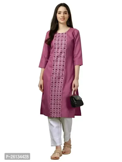Kailash Fashion Fully Stiched Casual Embroidery Kurti3/4 Sleeves