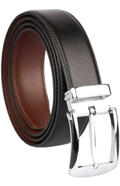 Elegant Leather Solid Belts For Men