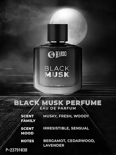 Beardo Black Musk Eau De Parfum Perfume for Men, 100ml | Musky, Woody Perfume for Men Long Lasting | Gift for men | Best Date night fragrance | Mens Perfume-thumb2