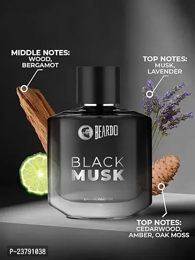 Beardo Black Musk Eau De Parfum Perfume for Men, 100ml | Musky, Woody Perfume for Men Long Lasting | Gift for men | Best Date night fragrance | Mens Perfume-thumb4