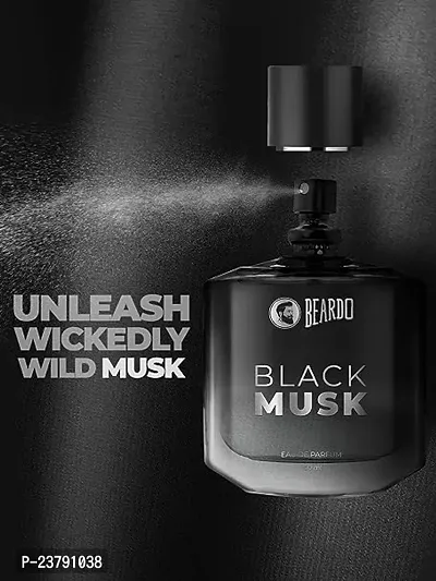 Beardo Black Musk Eau De Parfum Perfume for Men, 100ml | Musky, Woody Perfume for Men Long Lasting | Gift for men | Best Date night fragrance | Mens Perfume-thumb5