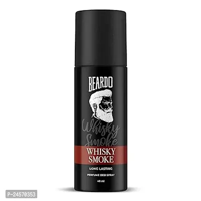 Beardo Whisky Smoke Perfume Body Spray for Men 40ml | Spicy, Woody - Oudh Deo for Men Long Lasting |Date night Deodorant for Men |Gift for men-thumb0