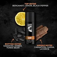 Beardo Perfume Body Spray for men - BANDIT, 120ml | Long Lasting No Gas Deo For Men | Bergamot, Oakmoss, Tonka Bean Notes | Ideal Gift for men-thumb3