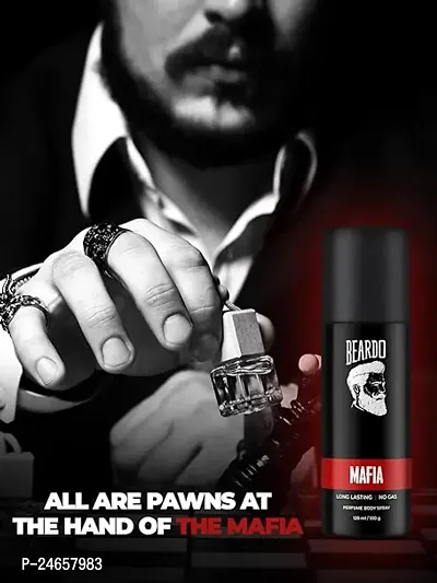 Beardo Mafia Perfume Body Spray | Long Lasting No Gas Deo For Men | Oriental, Woody Notes |Body Spray Perfume for Men, 120ml-thumb4