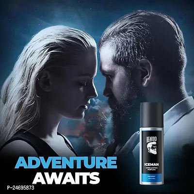 Beardo Iceman and Maverick Perfume Body Spray Combo 150 ml | Long lasting freshness for Men | Prevents Body Odor | Gifts For Men | Deo combos for men-thumb5