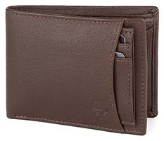 Premium Brown Leather Solid Wallet For Men-thumb2