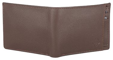 Premium Brown Leather Solid Wallet For Men-thumb3