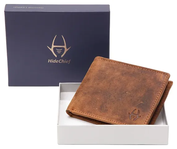 Trendy Two Fold Leather Wallet For Men