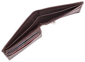 Premium Brown Leather Solid Wallet For Men-thumb4