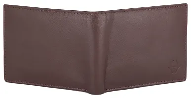 Premium Brown Genuine Leather Wallet For Men's-thumb2