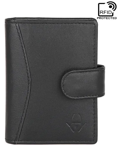 Premium Genuine Leather RFID Protected Card Holder For Men