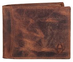 Stylish and Trendy Leather Tan Formal Regular Wallet For Men-thumb1