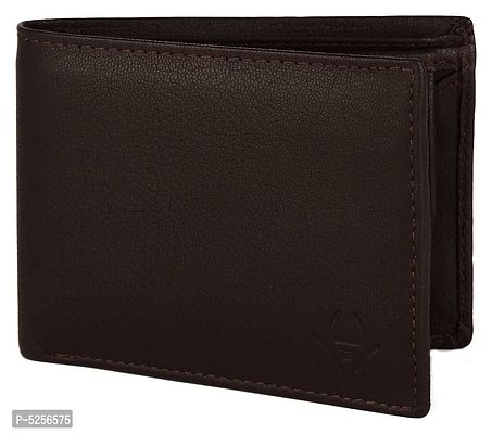 Stylish and Trendy Leather Brown Formal Regular Wallet For Men-thumb2