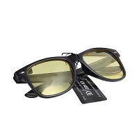 Poloshades Biker sunglasses |Golden lens |Black frame-thumb4