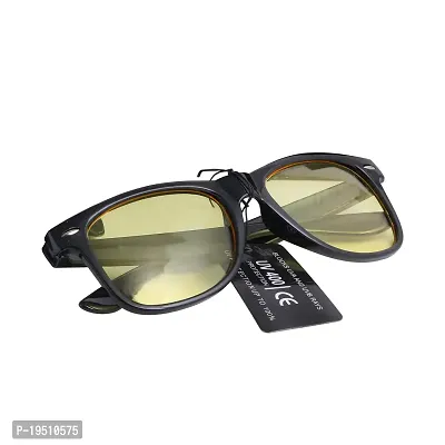 Poloshades Biker sunglasses |Golden lens |Black frame-thumb5