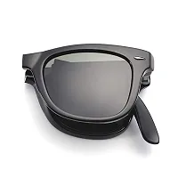 Poloshades Three Fold Black Elegante Stylish Unisex Sunglasses-thumb3