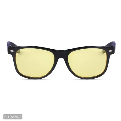 Poloshades Biker sunglasses |Golden lens |Black frame-thumb4