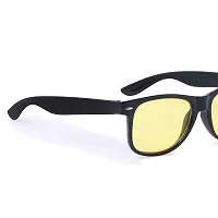 Poloshades Biker sunglasses |Golden lens |Black frame-thumb1