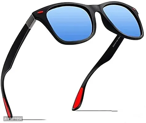 Poloshades Blue Unisex Wayfarer Sunglasses