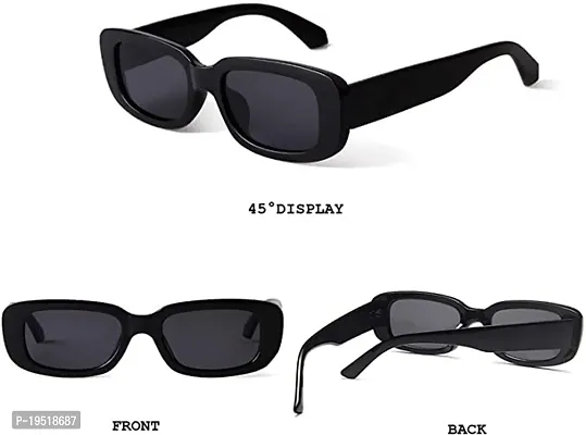 Poloshades black Frame Black Lens Women Unique sunglasses Inspired by Jenner-thumb5