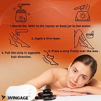 Wingage Honey Wax for smooth and organic Body Hair Waxing Cream (1200 ml, Set of 2)-thumb3